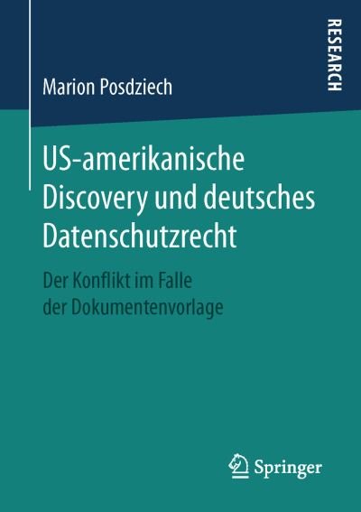 Cover for Posdziech · US-amerikanische Discovery un (Book) (2016)