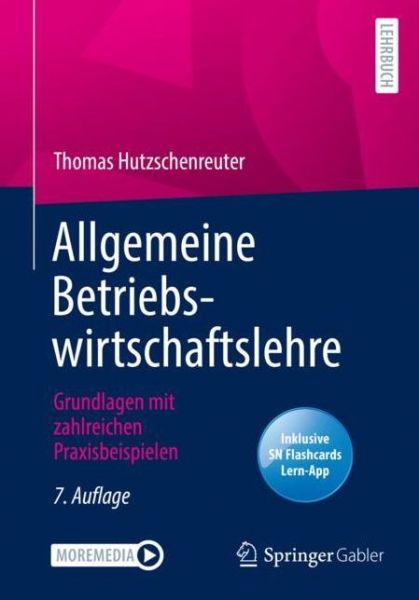 Cover for Thomas Hutzschenreuter · Allgemeine Betriebswirtschaftslehre (Book) (2022)