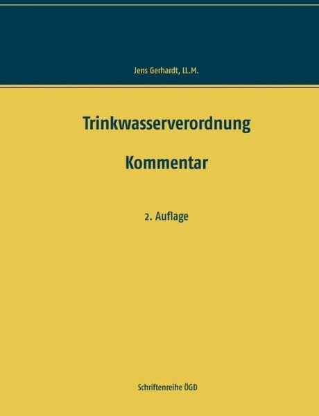 Cover for Gerhardt · Trinkwasserverordnung (Book) (2020)
