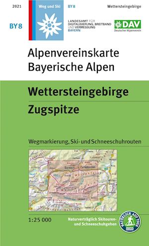 Cover for Deutscher Alpenverein · Wettersteingebirge, Zugspitze 1:25 000 (Map) (2021)