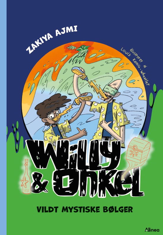 Cover for Zakiya Ajmi · Willy og Onkel: Willy og Onkel, Vildt mystiske bølger, Blå Læseklub (Bound Book) [1. wydanie] (2025)