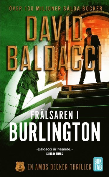 Cover for David Baldacci · Amos Decker: Frälsaren i Burlington (Taschenbuch) (2020)