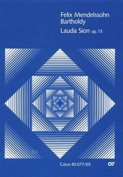Cover for Mendelssohn · Lauda Sion,KA.CV40.077/03 (Book)