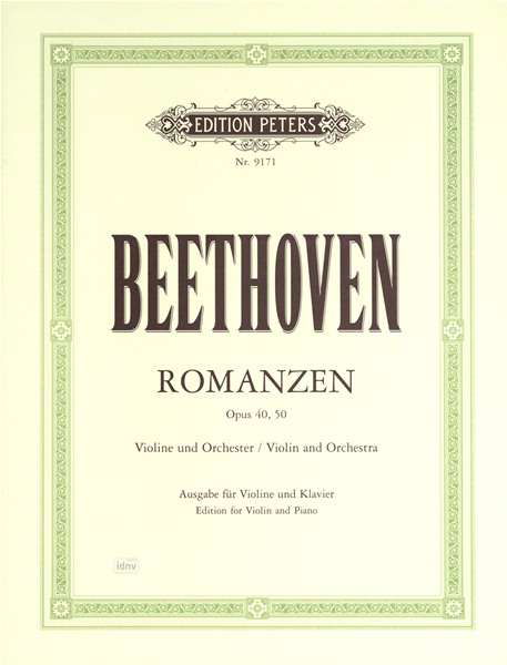 Romances for Violin and Orchestra (Edition for Violin and Piano) - Ludwig Va Beethoven - Books - Edition Peters - 9790014074098 - April 12, 2001