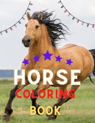 Cover for Alejandro Vann · Horse coloring book (Paperback Book) (2020)