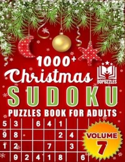 Cover for Bopuzzles · 1000+ Christmas Sudoku Puzzles Volume 7 (Paperback Book) (2020)