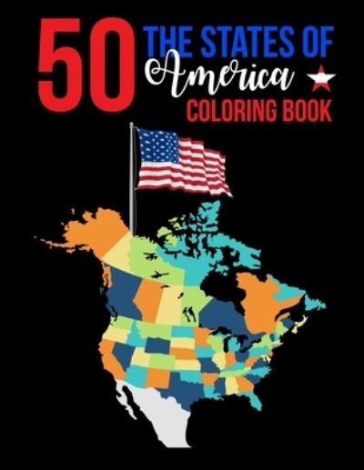 Cover for Atkins White Publication · 50 The States of America Coloring Book (Pocketbok) (2020)