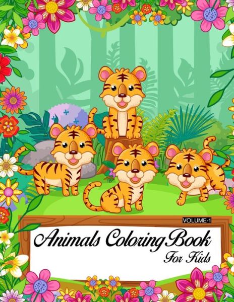 Cover for Rainbow Publishing · Animals Coloring Book For Kids (Volume-1) (Paperback Book) (2020)