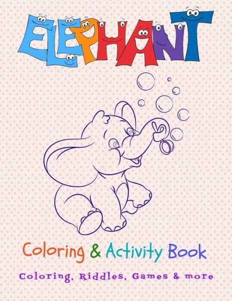 Cover for Sparkling Books · Elephant Coloring &amp; Activity Book (Paperback Bog) (2020)