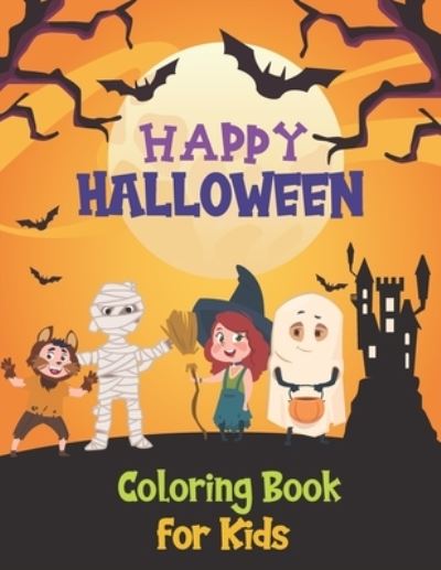 Cover for Hallo Ween · Happy Halloween Coloring Book for Kids (Paperback Book) (2020)