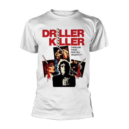 Cover for Driller Killer · Driller Killer (Poster) (T-shirt) [size XXL] [White edition] (2012)