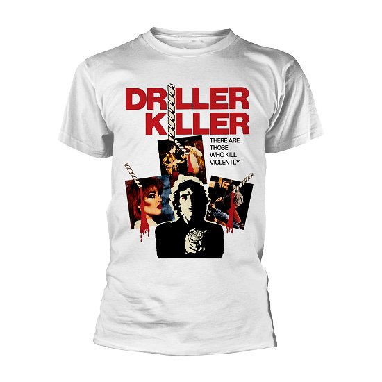 Cover for Driller Killer · Driller Killer (Poster) (T-shirt) [size XXL] [White edition] (2012)