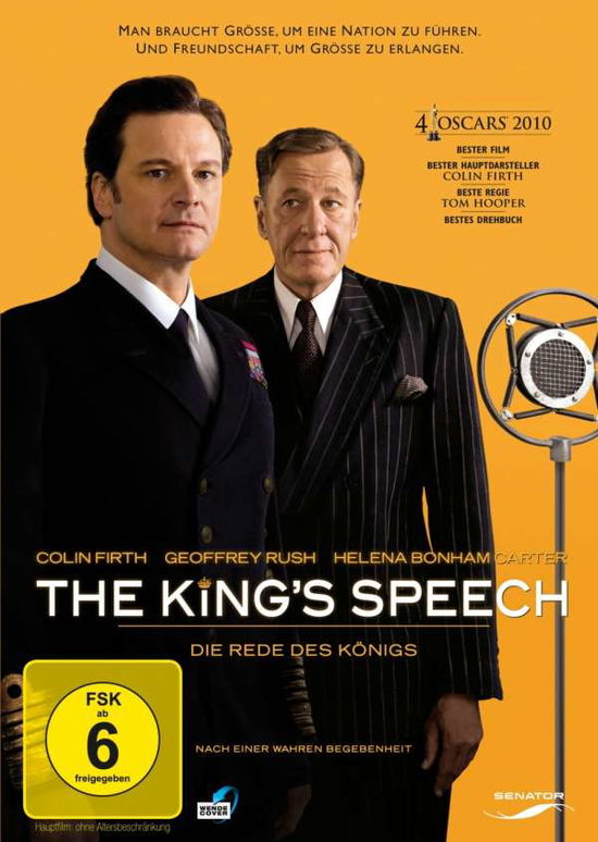 Cover for The Kings Speech (DVD) (2011)