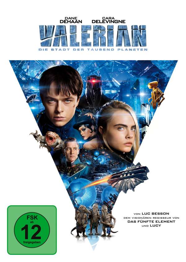 Valerian die Stadt Der Tausend Planeten DVD 2017