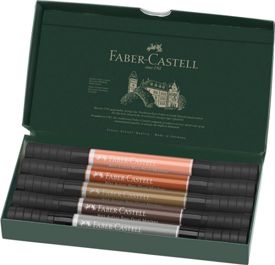Cover for Faber · Faber-castell - India Ink Pap Dual Marker Portrait (5 Pcs) (162009) (Spielzeug)