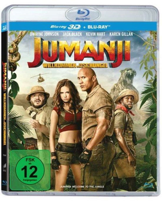 Cover for Jumanji · Jumanji: Willkommen Im Dschungel (3d &amp; 2d Blu-ray) (Import) (Blu-ray) (2018)