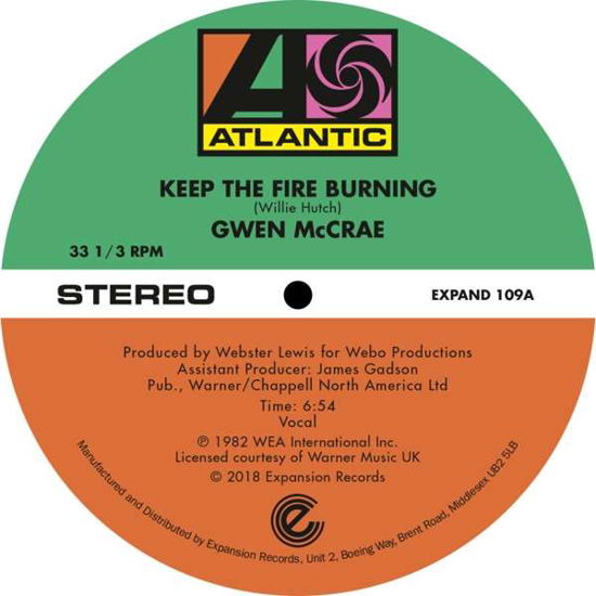 Cover for Gwen Mccrae · Keep The Fire Burning / Funky Sensation (LP) [Extended edition] (2018)