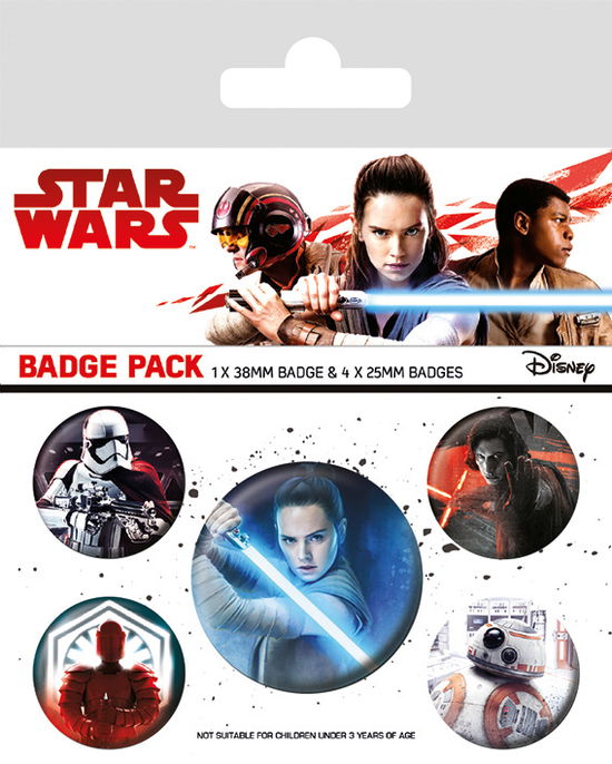 Star Wars: The Last Jedi - Characters (Pin Badge Pack) - Star Wars: The Last Jedi - Merchandise -  - 5050293806099 - 