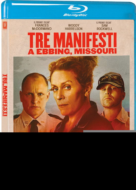 Cover for Woody Harrelson,frances Mcdormand,sam Rockwell · Tre Manifesti a Ebbing Missouri (Blu-Ray) (2018)