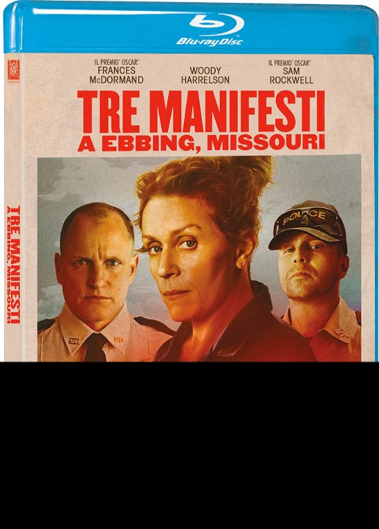 Cover for Woody Harrelson,frances Mcdormand,sam Rockwell · Tre Manifesti a Ebbing Missouri (Blu-ray) (2018)