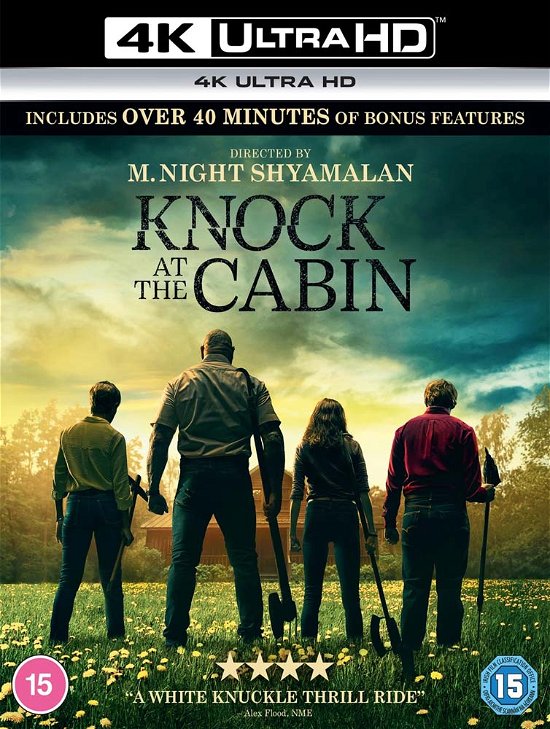 Knock At The Cabin - Knock at the Cabin Uhd - Elokuva - Universal Pictures - 5053083259099 - maanantai 15. toukokuuta 2023