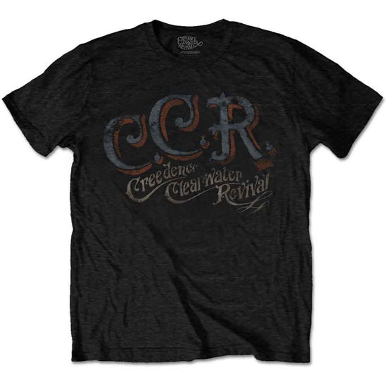 Cover for Creedence Clearwater Revival · Creedence Clearwater Revival Unisex T-Shirt: CCR (T-shirt) [size XL] [Black - Unisex edition] (2020)