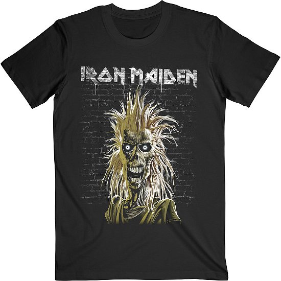 Cover for Iron Maiden · Iron Maiden Unisex T-Shirt: Eddie 40th Anniversary (T-shirt) [size S] [Black - Unisex edition]