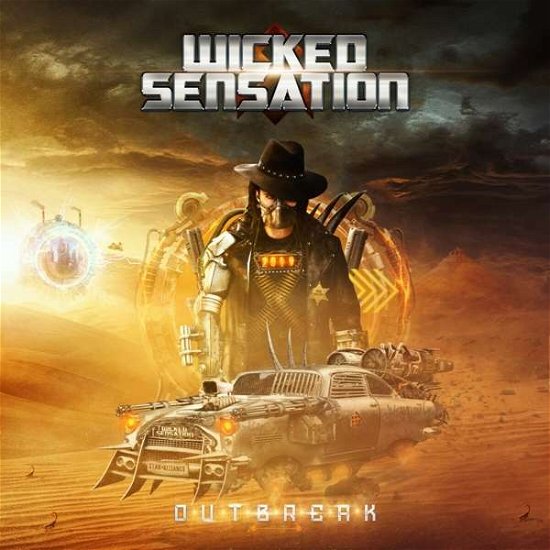 Cover for Wicked Sensation · Outbreak (Orange / Red Splatter) (LP) (2022)