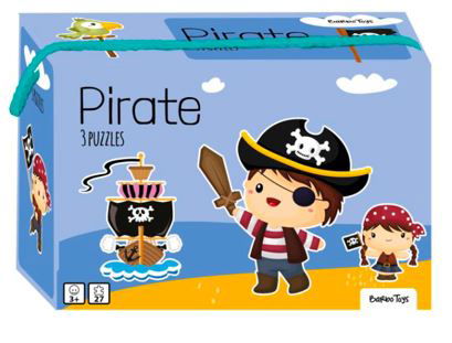 Little Bright Ones - 3 Pirater Puslespil -  - Muu - Barbo Toys - 5704976055099 - lauantai 15. heinäkuuta 2023