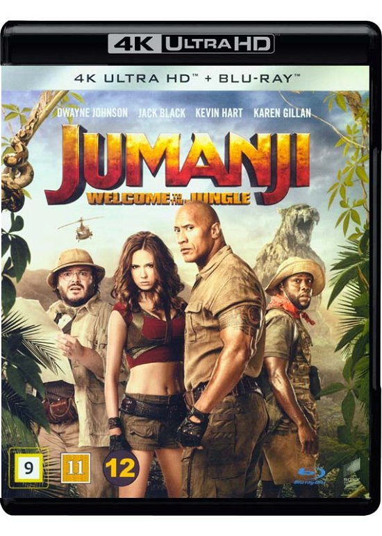 Cover for Dwayne Johnson / Jack Black / Kevin Hart / Karen Gillian · Jumanji: Welcome to the Jungle (4K Ultra HD/BD) [4K edition] (2018)