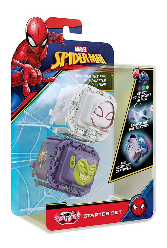 Cover for Marvel Spiderman Battle Cube · Gwen vs Green Goblin (Spielzeug)