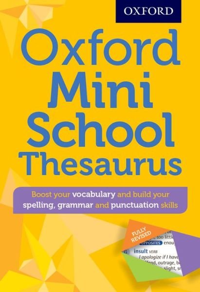 Cover for Oxford Dictionaries · Oxford Mini School Thesaurus (Buch) (2016)