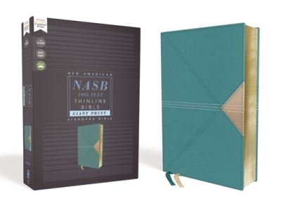 Cover for Zondervan Staff · NASB, Thinline Bible, Giant Print, Leathersoft, Teal, Red Letter Edition, 1995 Text, Comfort Print (Book) (2020)