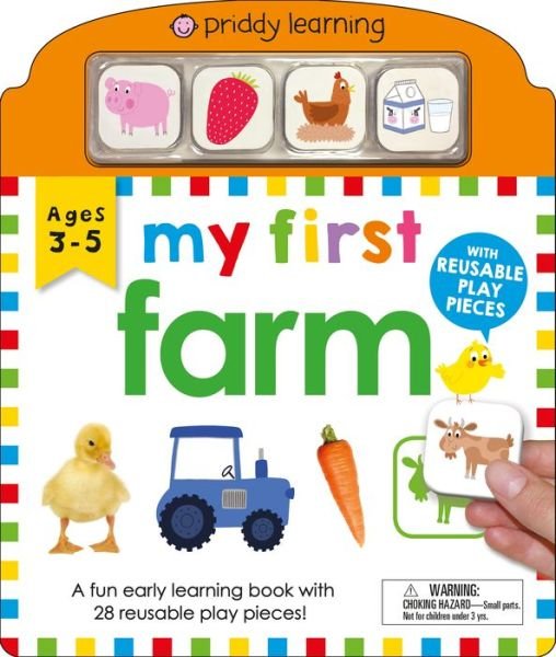 Cover for Roger Priddy · My First Play and Learn: Farm: A Fun Early Learning Book with 28 Reusable Play Pieces - Play and Learn (Board book) (2020)