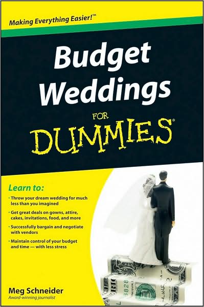 Cover for Meg Schneider · Budget Weddings For Dummies (Paperback Book) (2009)