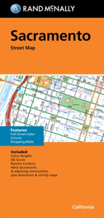 Cover for Rand McNally · Rand McNally Folded Map: Sacramento Street Map (Paperback Book) (2021)