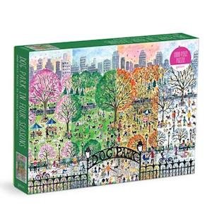 Galison · Michael Storrings Dog Park in Four Seasons 1000 Piece Puzzle (SPILL) (2022)