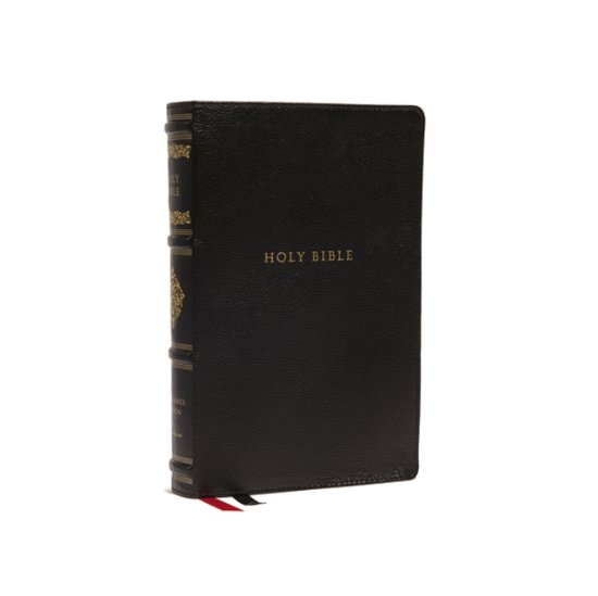 Cover for Thomas Nelson · KJV, Wide-Margin Reference Bible, Sovereign Collection, Genuine Leather, Black, Red Letter, Comfort Print: Holy Bible, King James Version (Leather Book) (2022)