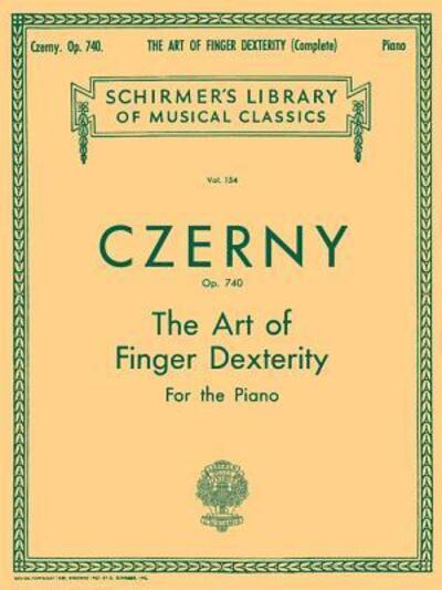 Cover for Art of Finger Dexterity, Op. 740 (Complete) (Paperback Book) (1986)