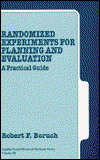 Cover for Robert F. Boruch · Randomized Experiments for Planning and Evaluation: A Practical Guide - Applied Social Research Methods (Hardcover Book) (1997)