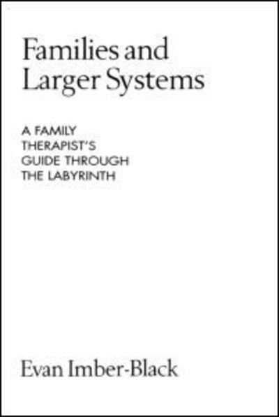 Cover for Evan Imber-Black · Families and Larger Systems: A Family Therapist's Guide through the Labyrinth - The Guilford Family Therapy Series (Pocketbok) (1992)