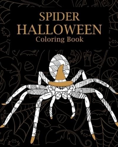 Cover for Paperland · Spider Halloween Coloring Book (Paperback Bog) (2024)