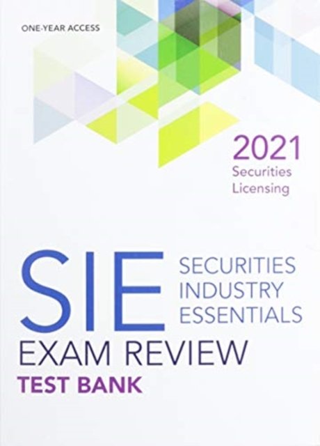 Cover for Wiley · Wiley Securities Industry Essentials Test Bank Flatpack 2021 (Pocketbok) (2021)