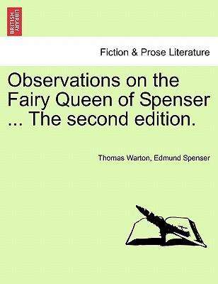 Cover for Thomas Warton · Observations on the Fairy Queen of Spenser ... the Second Edition. (Paperback Book) (2011)