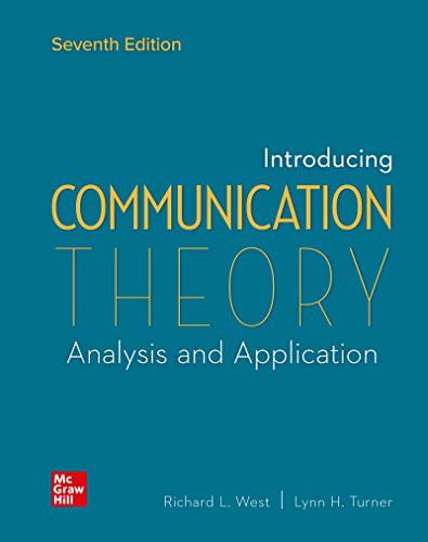 Cover for Richard West · Introducing Communication Theory (Hardcover Book) (2020)