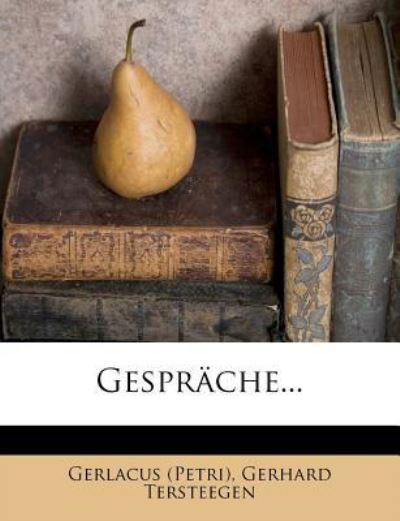 Cover for Tersteegen · Gespräche... (Book)