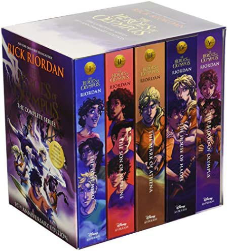 Cover for Rick Riordan · The Heroes of Olympus Paperback Boxed Set (10th Anniversary Edition) (Taschenbuch) (2019)