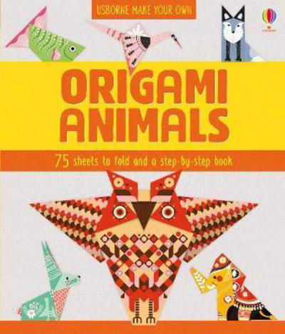 Cover for Lucy Bowman · Origami Animals - Usborne Craft Folders (Paperback Book) (2018)