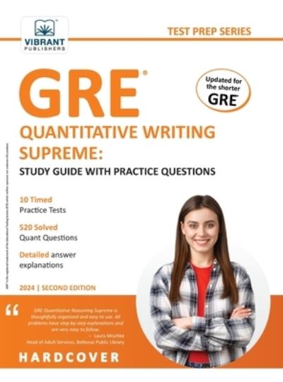 Cover for Vibrant Publishers · GRE Quantitative Reasoning Supreme (Bok) (2023)