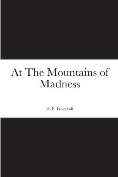 Cover for H P Lovecraft · At The Mountains of Madness (Paperback Bog) (2020)
